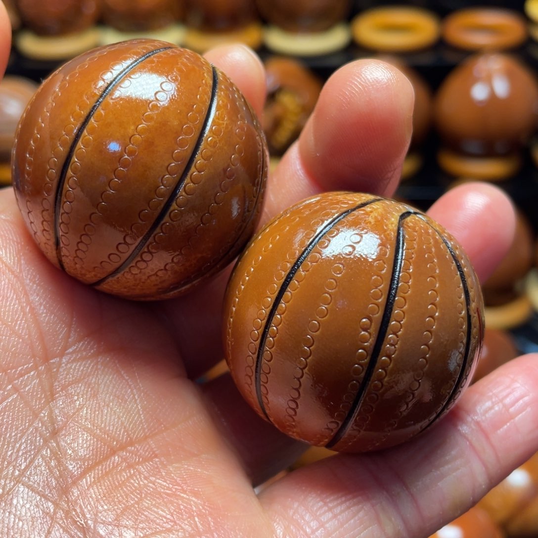 橄榄核手串/手链篮球一对