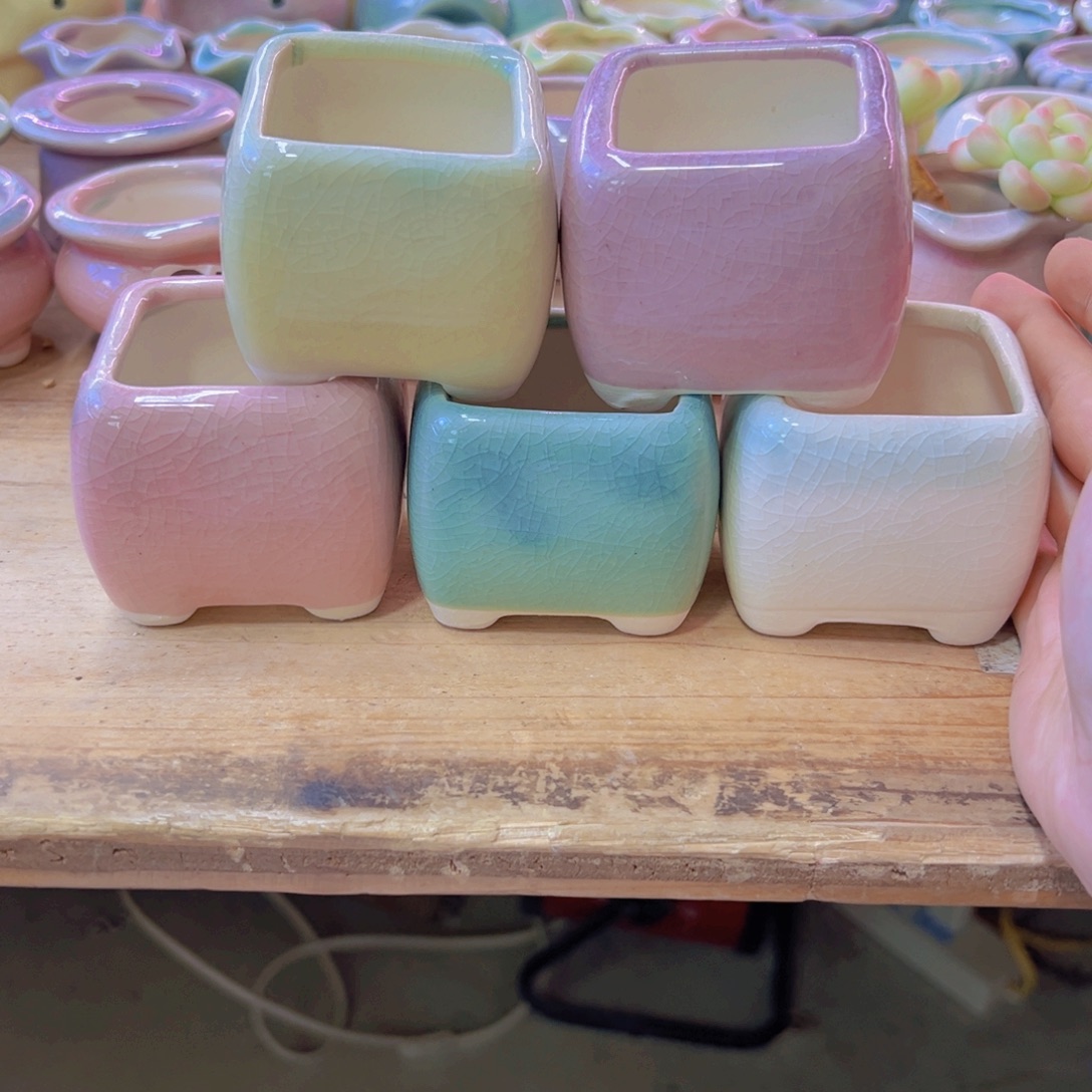 陶瓷花盆当场凑满12包邮