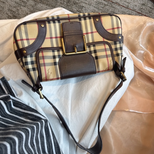 95新 BURBERRY/博柏利 巴宝莉战马单肩包包