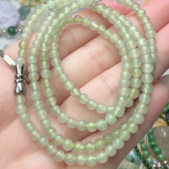 翡翠未镶嵌颈饰天然A货32