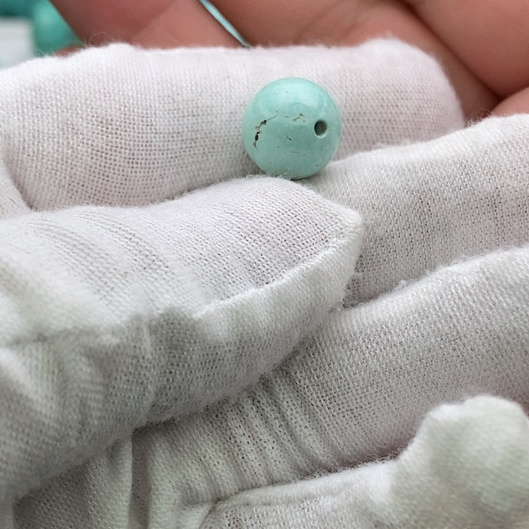 绿松石未镶嵌原矿绿松石雕刻凤久