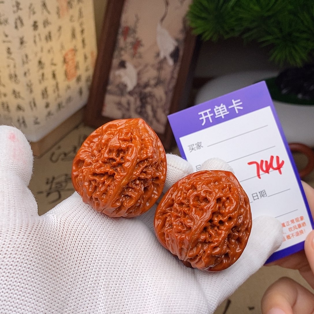 文玩核桃把件42凤凰台744