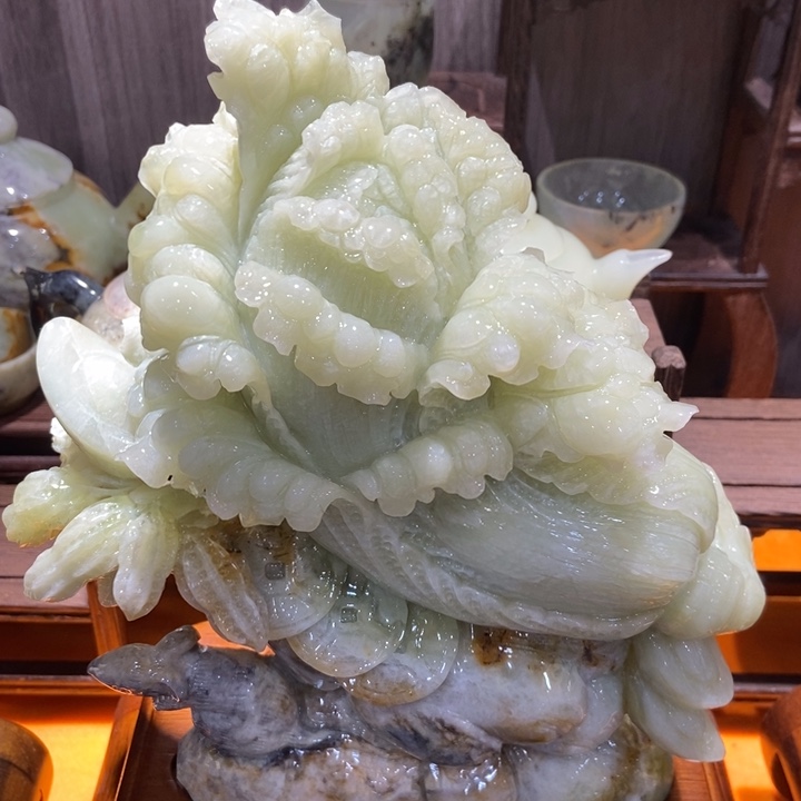 蛇纹石玉（覆膜）珠宝奇石合金