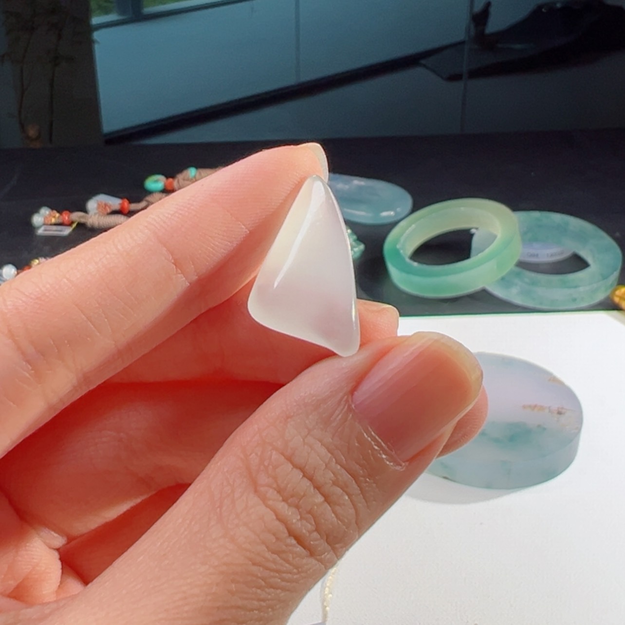 【闪购商品】翡翠散珠大地舍利