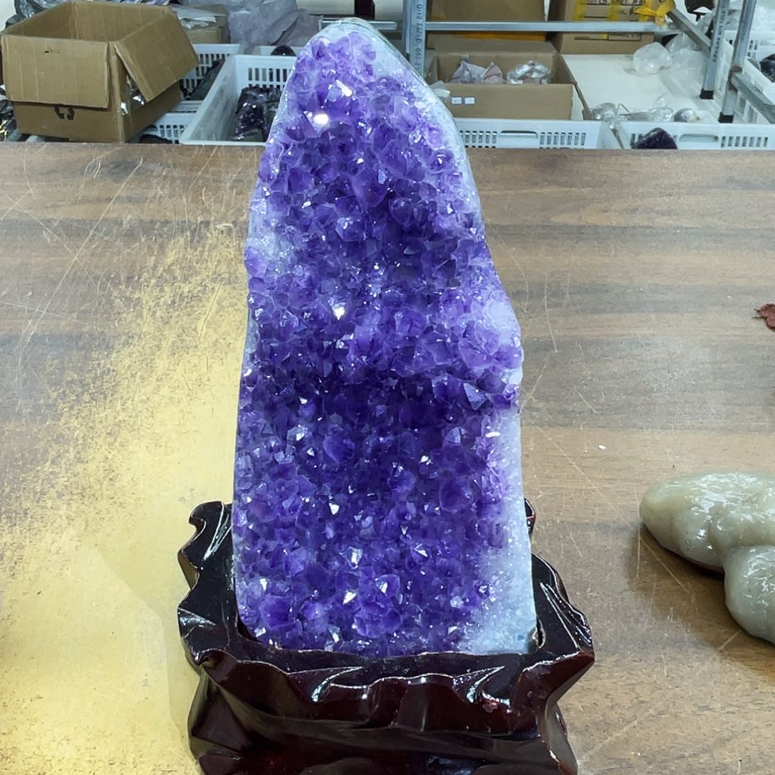 紫晶摆件未镶嵌晶体