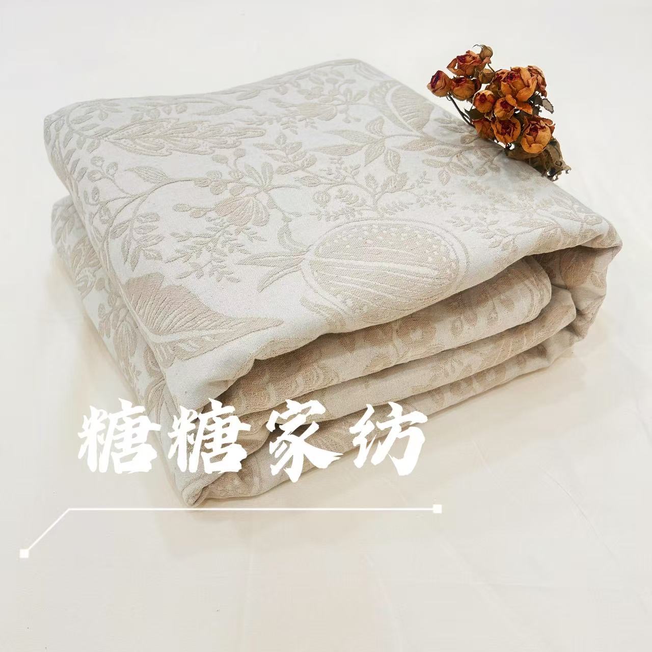 【睡眠屋】简约定制高紧密舒适柔软亲肤天麻床单（暖絮 240*250）