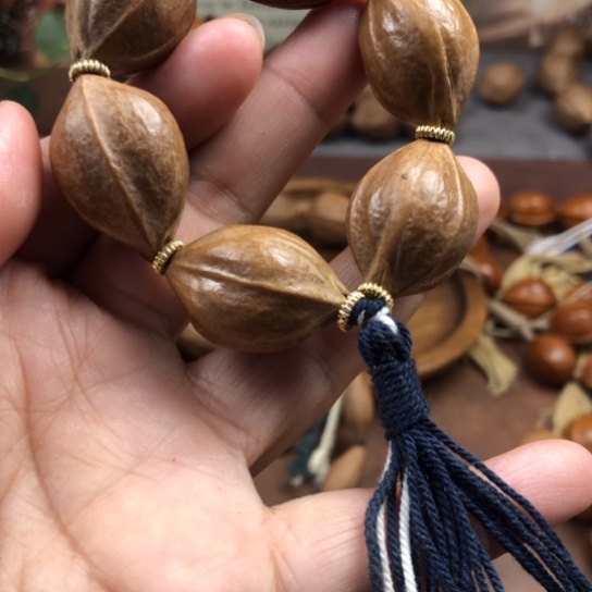 橄榄核手串/手链，1.9手捻……