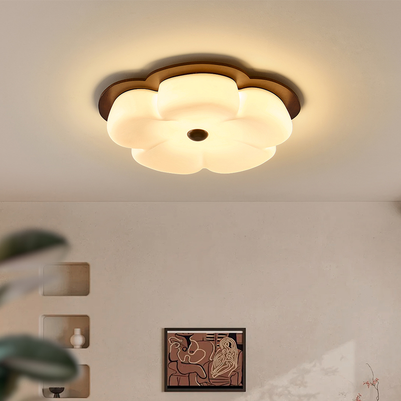 法式复古卧室吸顶灯复古奶油风轻奢高级感卧室书房全光谱护眼灯