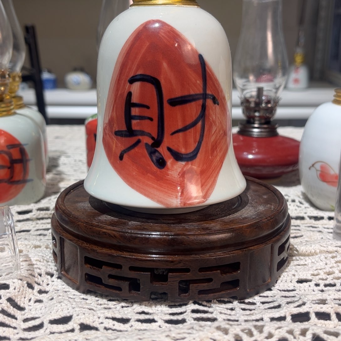 摆件景德镇陶瓷香薰灯