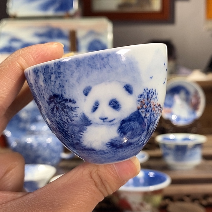 杯景德镇手工手绘陶瓷，高亮兴老师作品