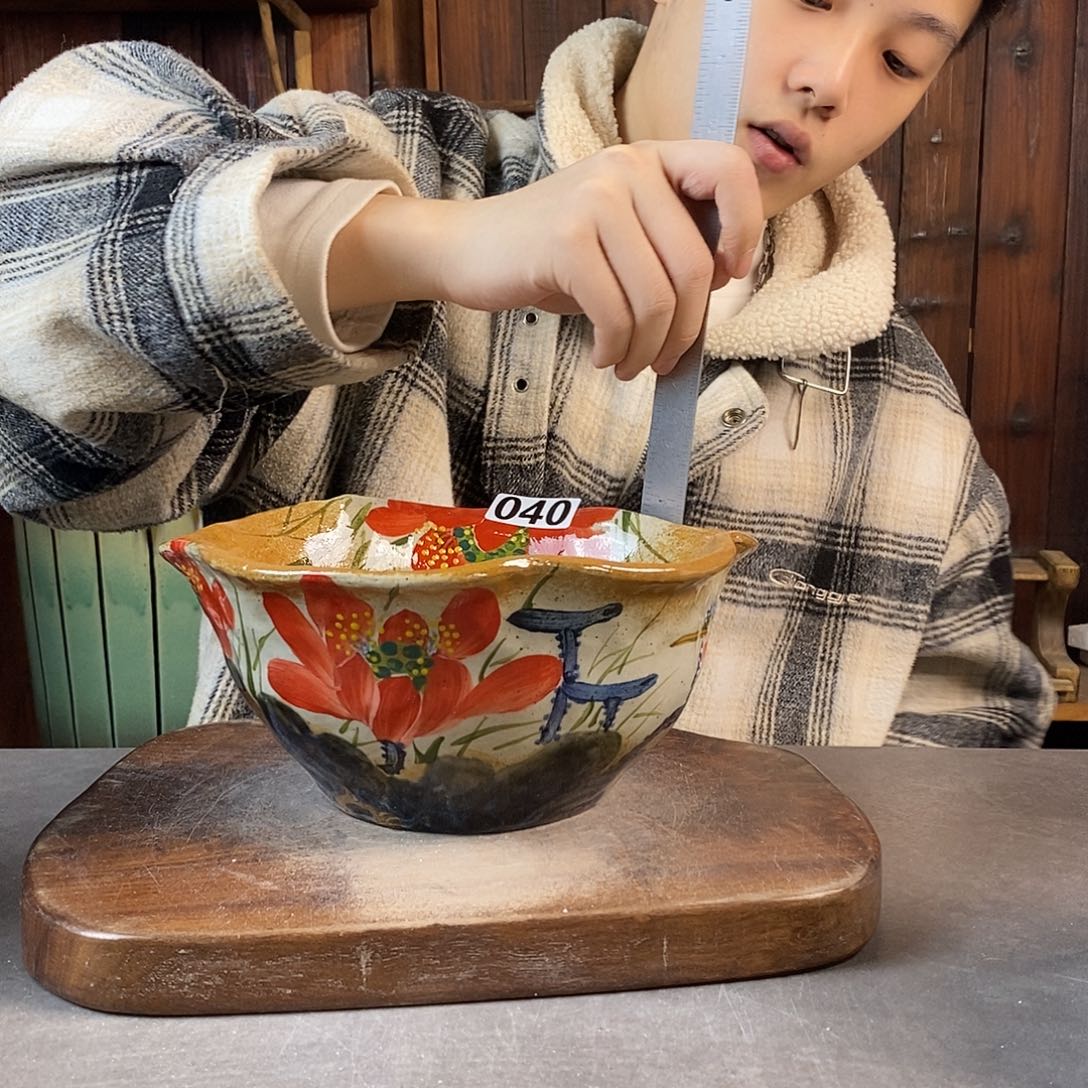 瓷片手工制作的瑕012