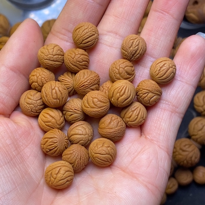 桃核吊坠秦岭龙纹桃核10