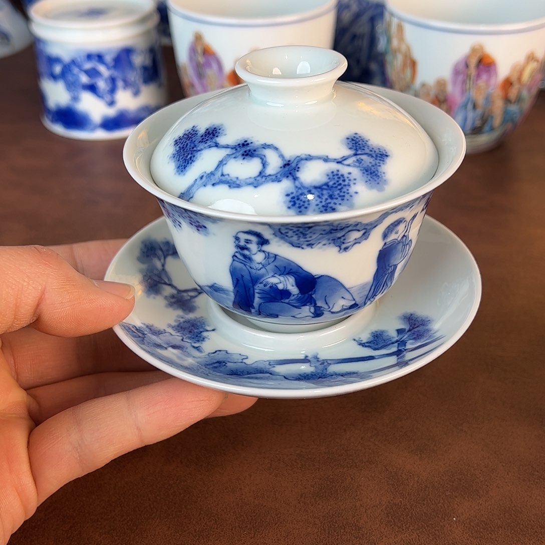 杯景德镇全手工手绘陶瓷