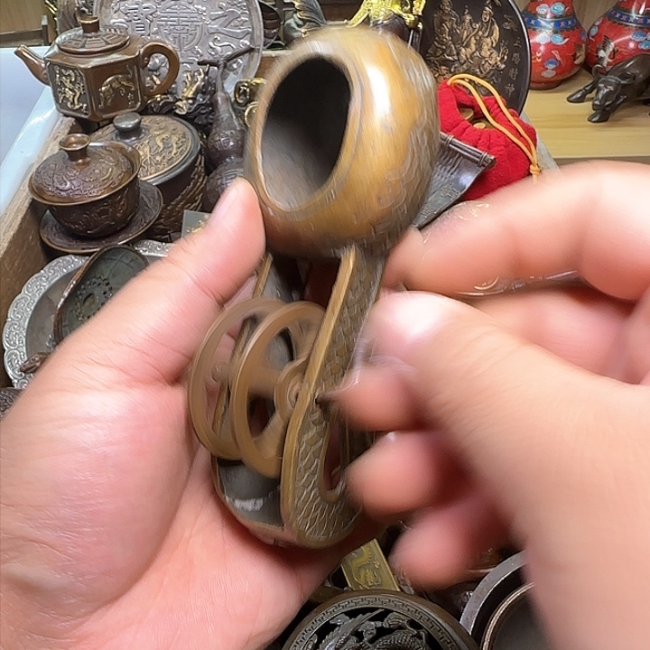 铜器办公室茶室摆件