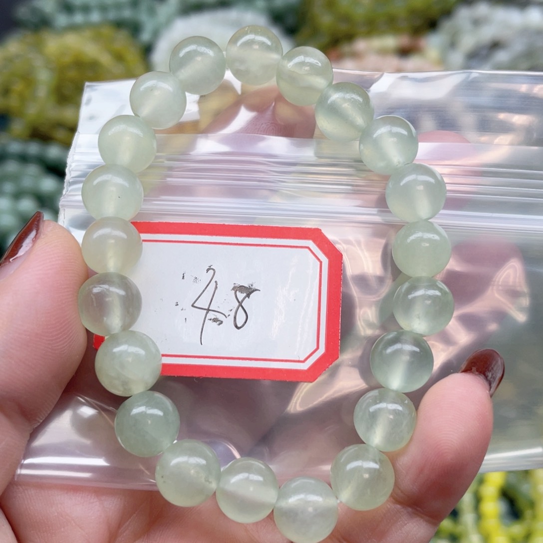 未镶嵌蛇纹石玉手串