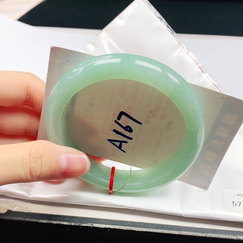 【闪购商品】翡翠手镯未镶嵌天然缅甸a货手镯57+