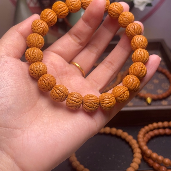 桃核吊坠龙纹桃核