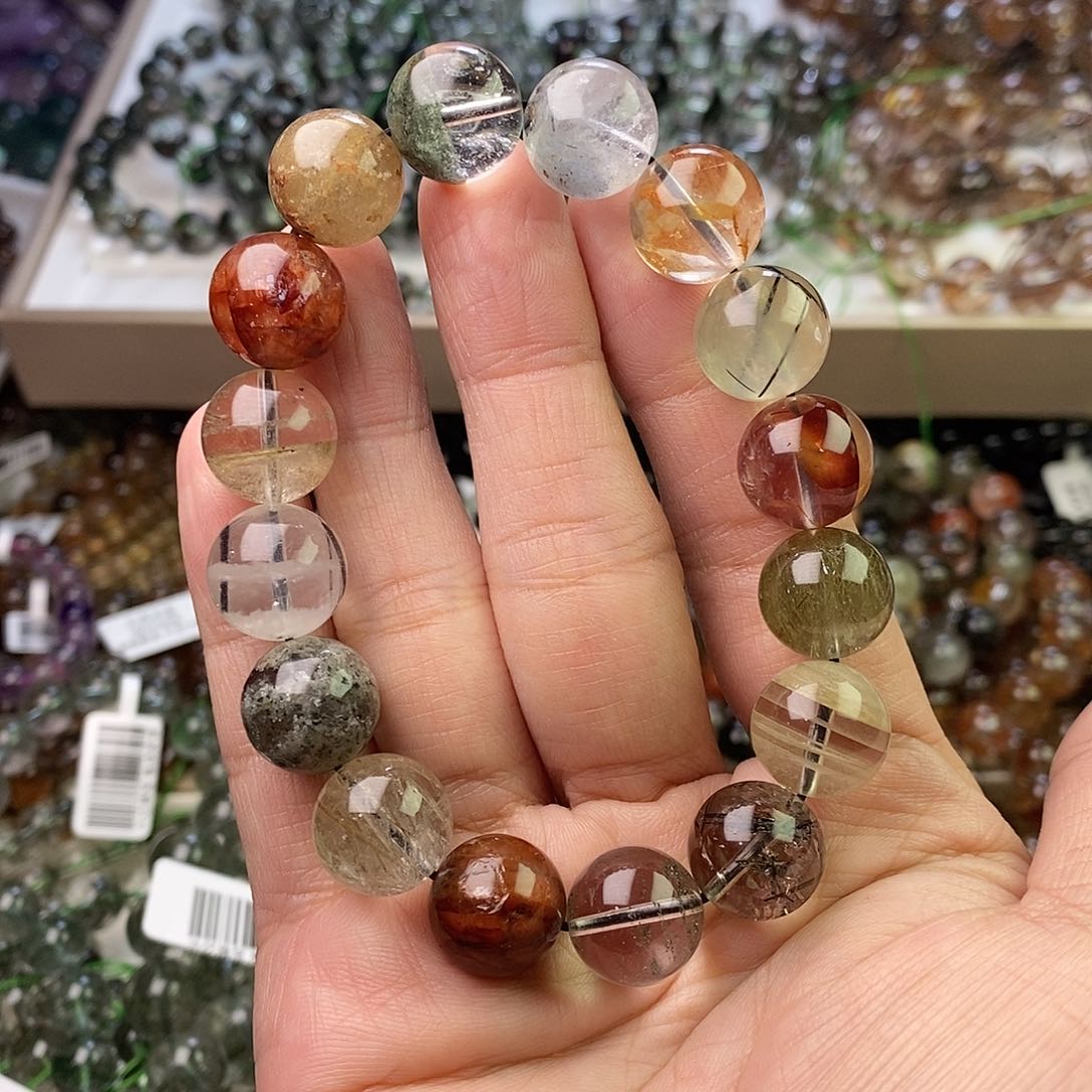 水晶手串未镶嵌西****子卡13