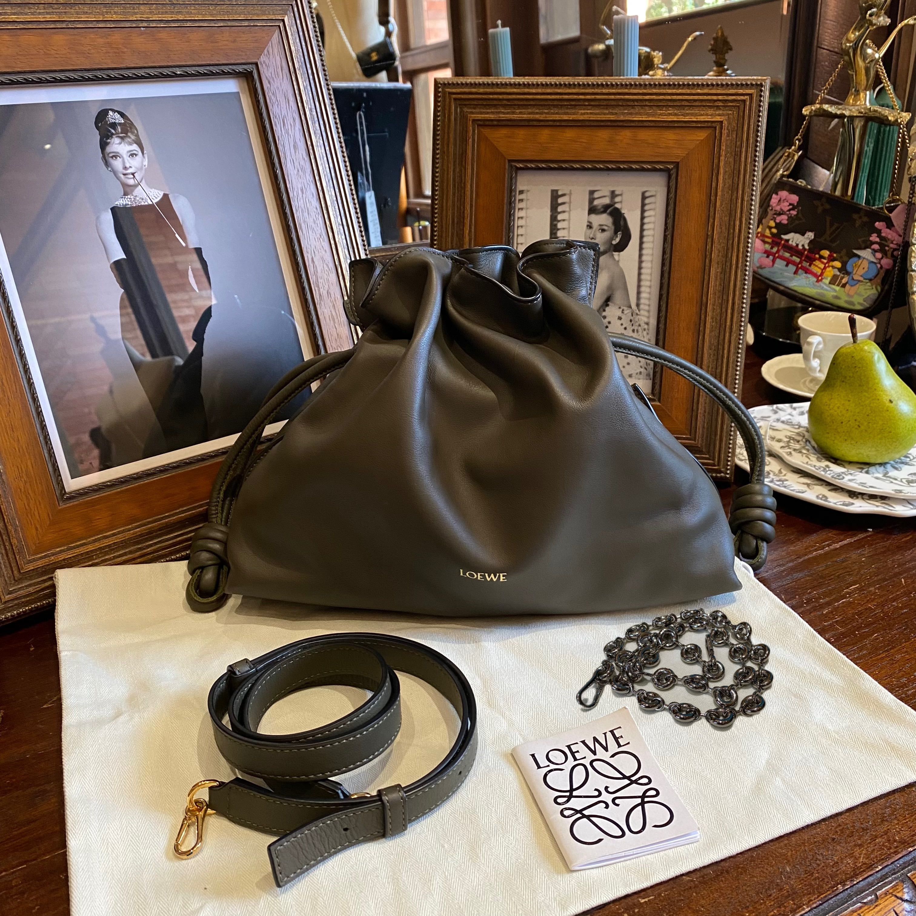 95新 LOEWE/罗意威 Loewe罗意威中号福袋包/sp24865