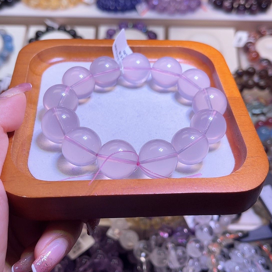 高***爆水晶手链未镶嵌Y马粉17