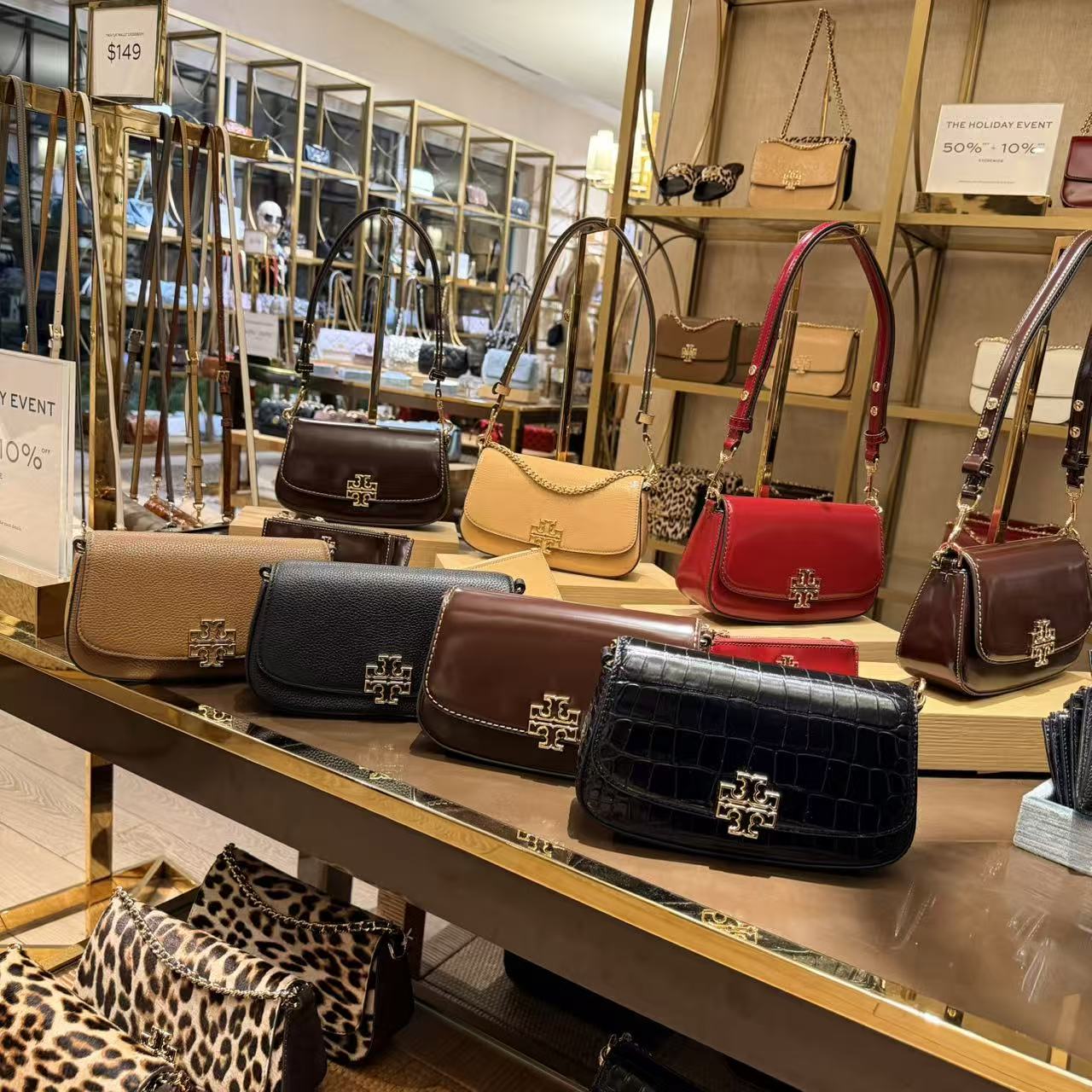 Tory Burch汤丽柏琦Britten小号腋下包斜挎包