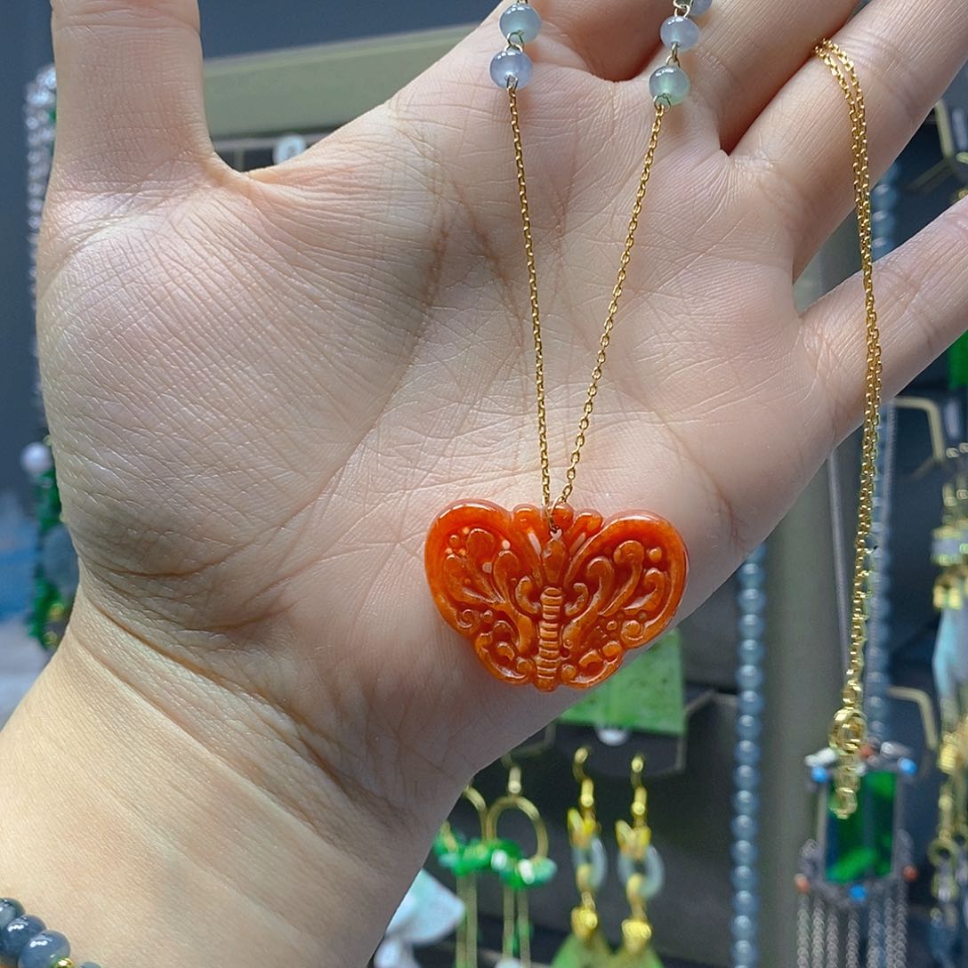 颈饰未镶嵌翡翠翡翠