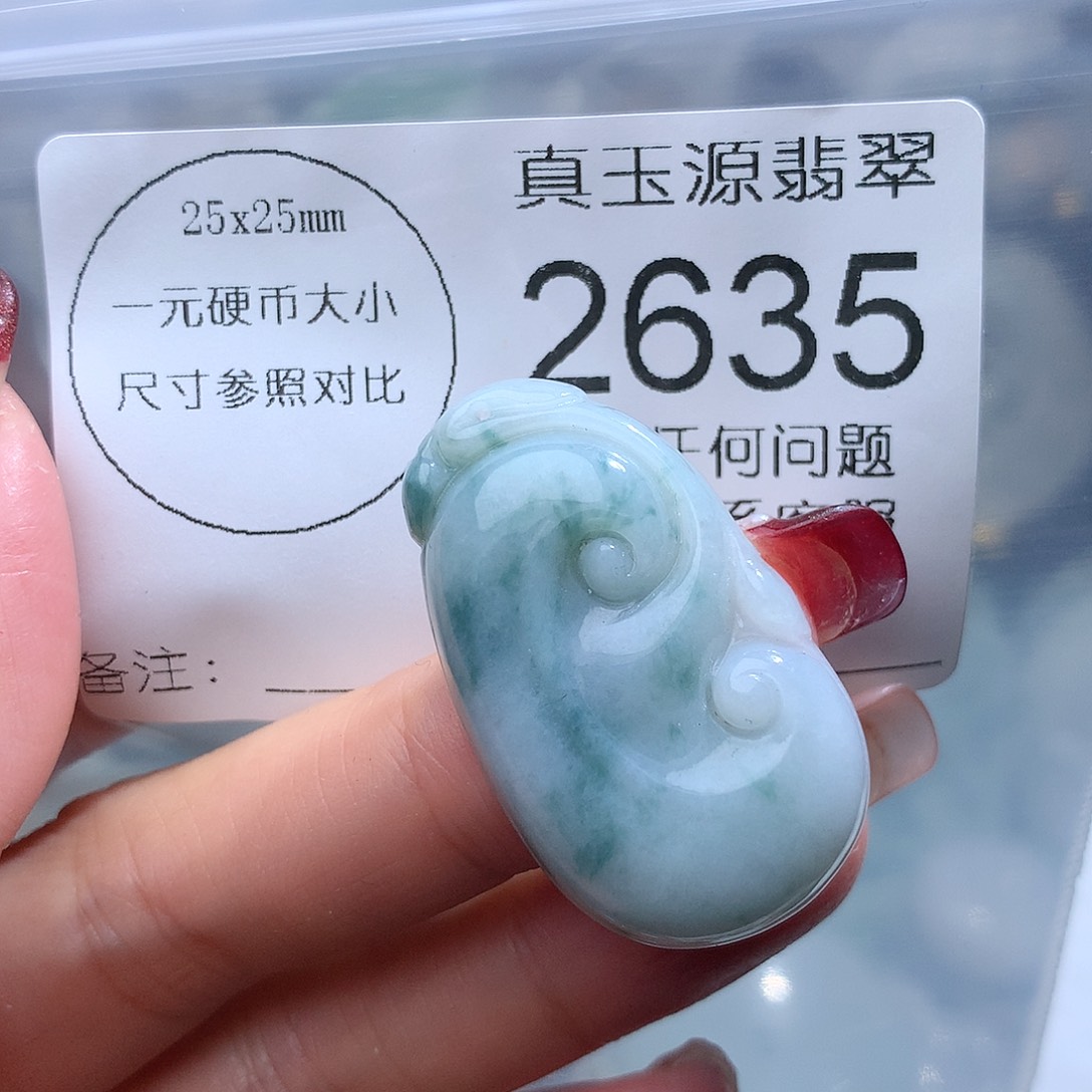 翡翠颈饰未镶嵌2635。