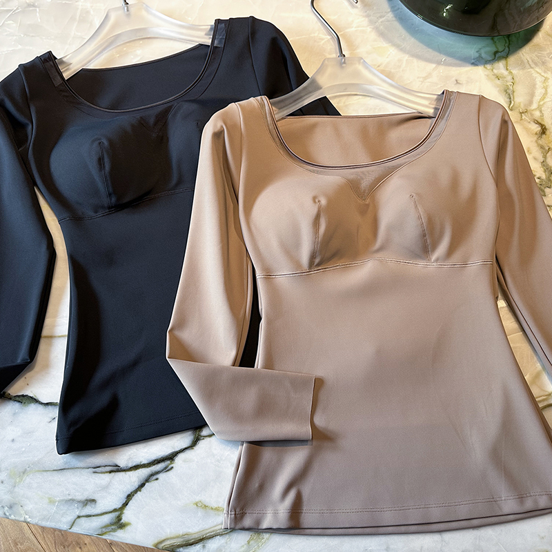 磨毛塑身长袖保暖衣 428DPJ