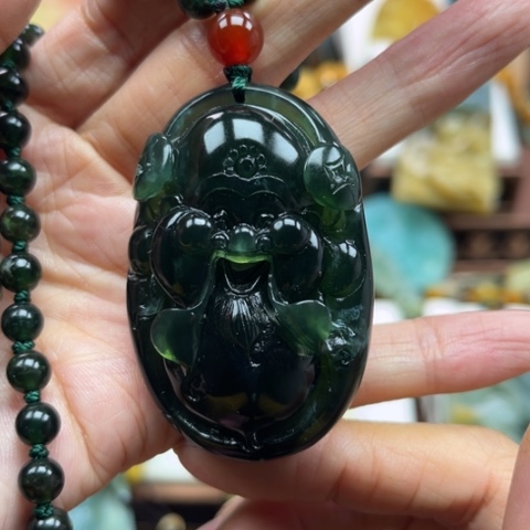 岫玉挂件未镶嵌挂件