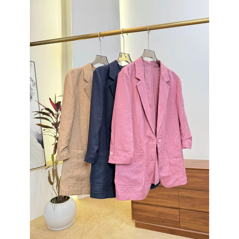 【呼吸】夏日新款亚麻西装网红短裤西服时尚百搭宽松气质休闲款