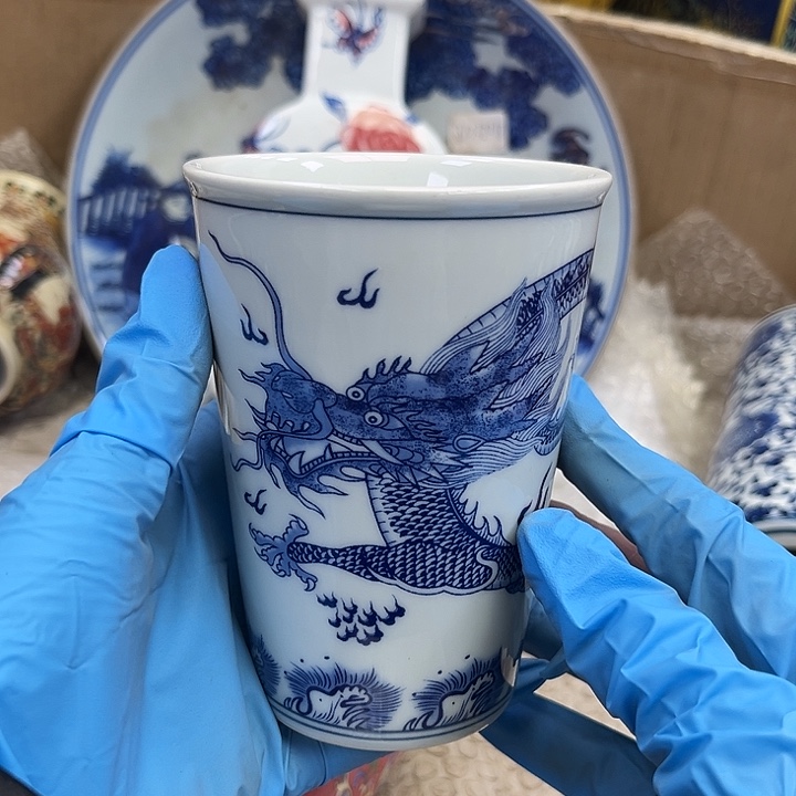 瓷片瓷器摆件 瓷器摆件