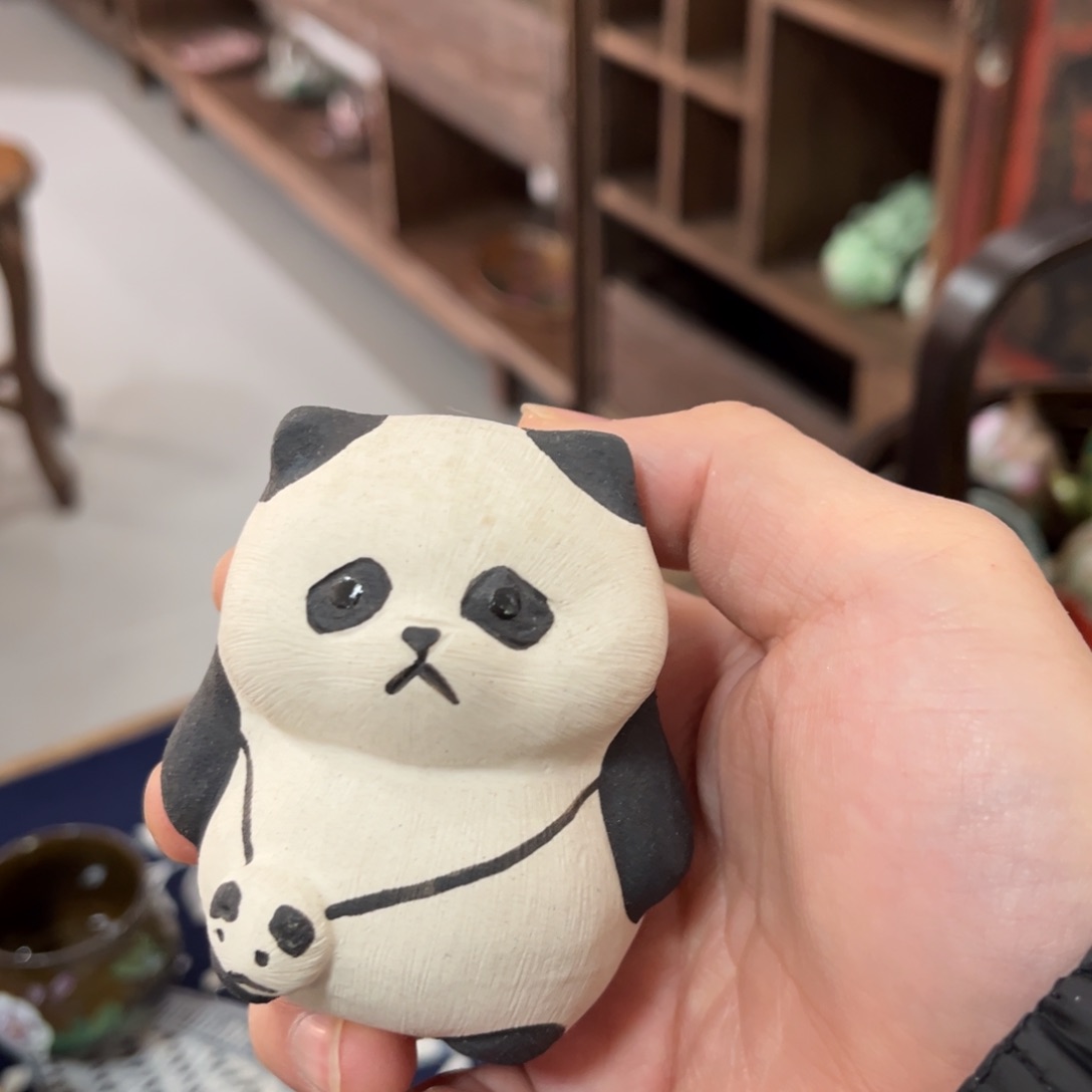 杯柴烧手工手绘陶瓷