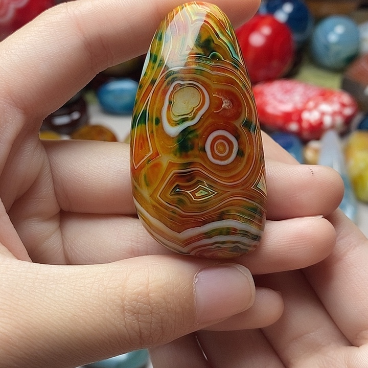 玛瑙/玉髓未镶嵌吊坠(不含链)