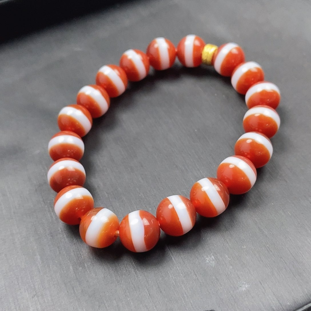 玛瑙/玉髓玛瑙手串合金