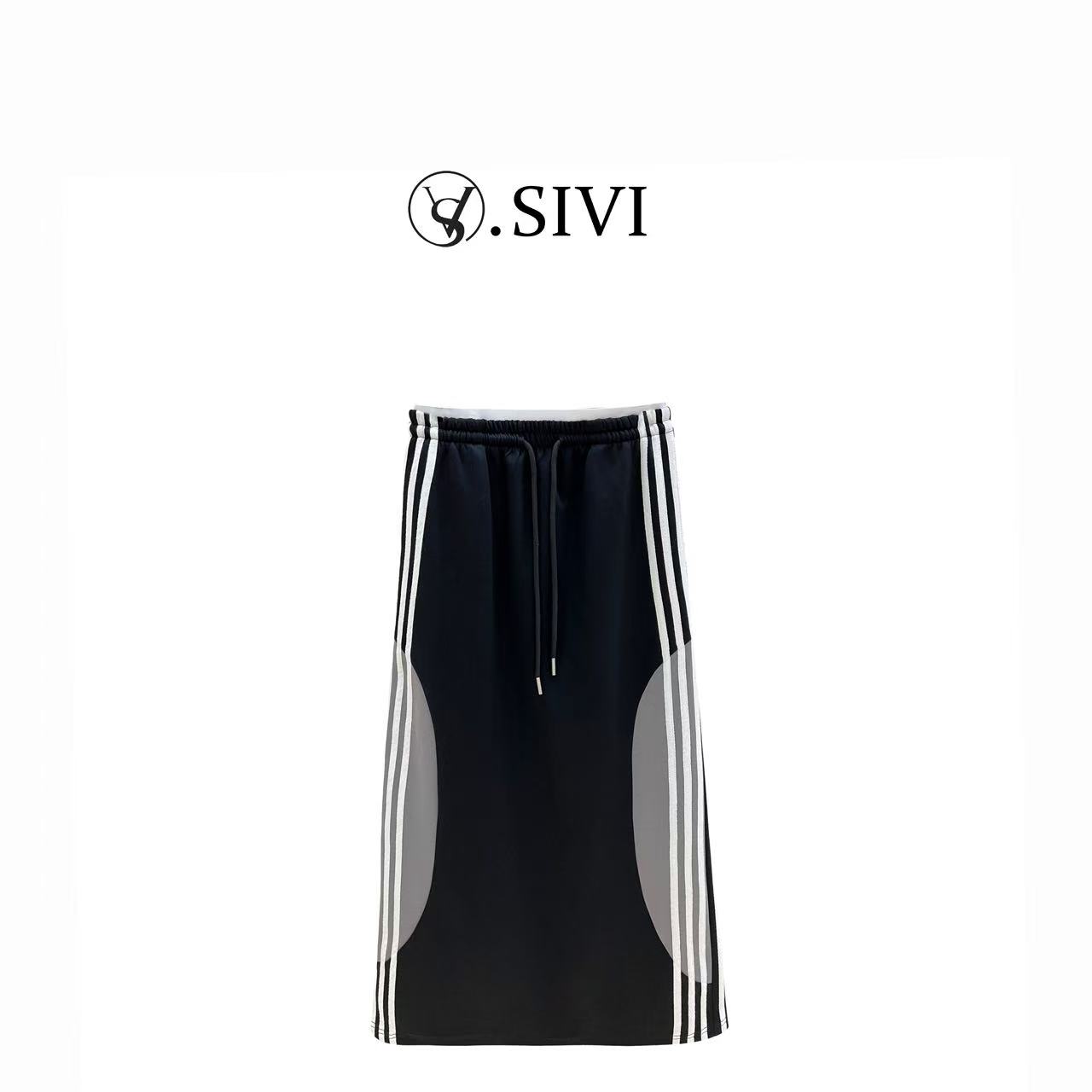 熙薇【微酷女孩】2025春季新款休闲气质百搭半身裙H1998