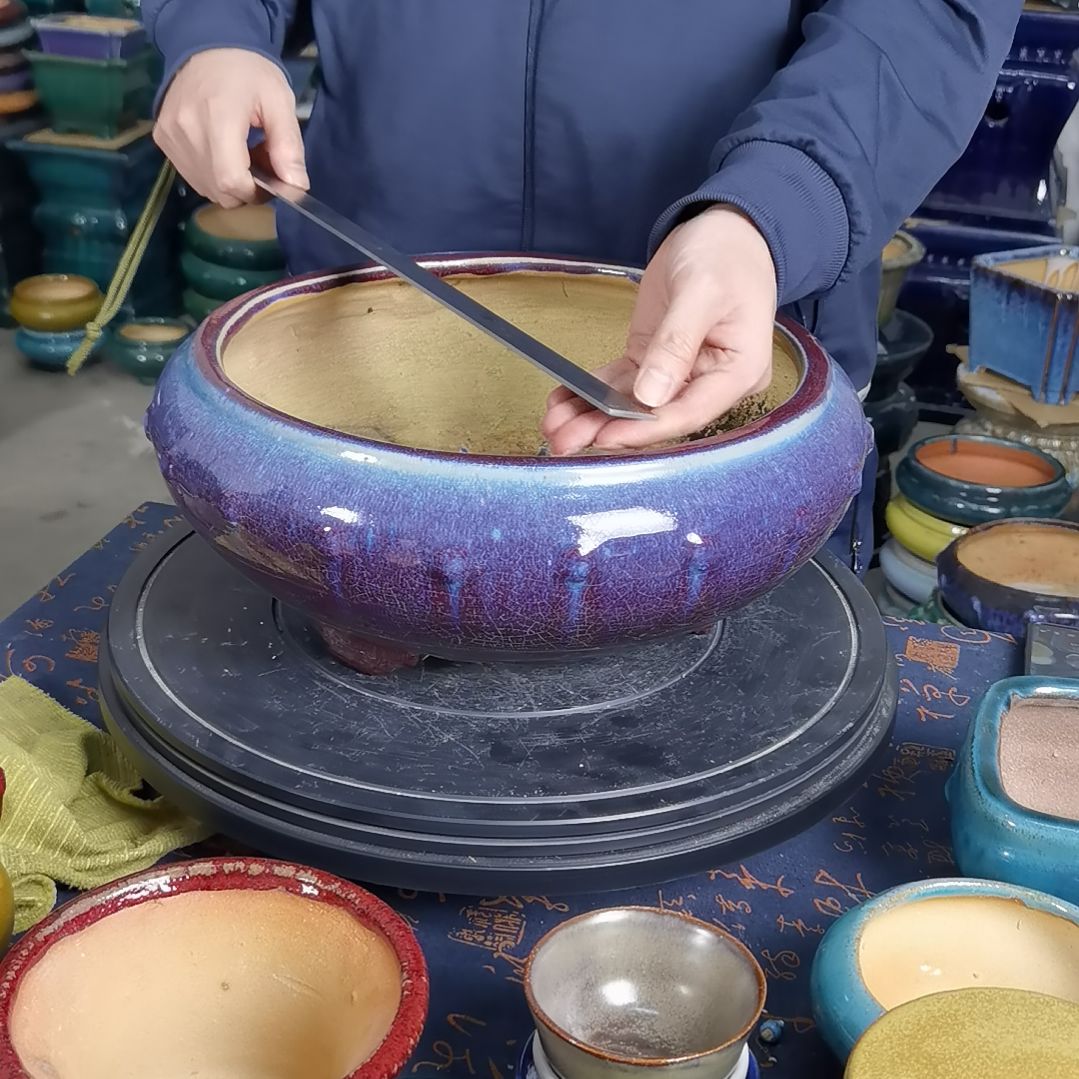 内口28.5深11石湾花盆默认微瑕