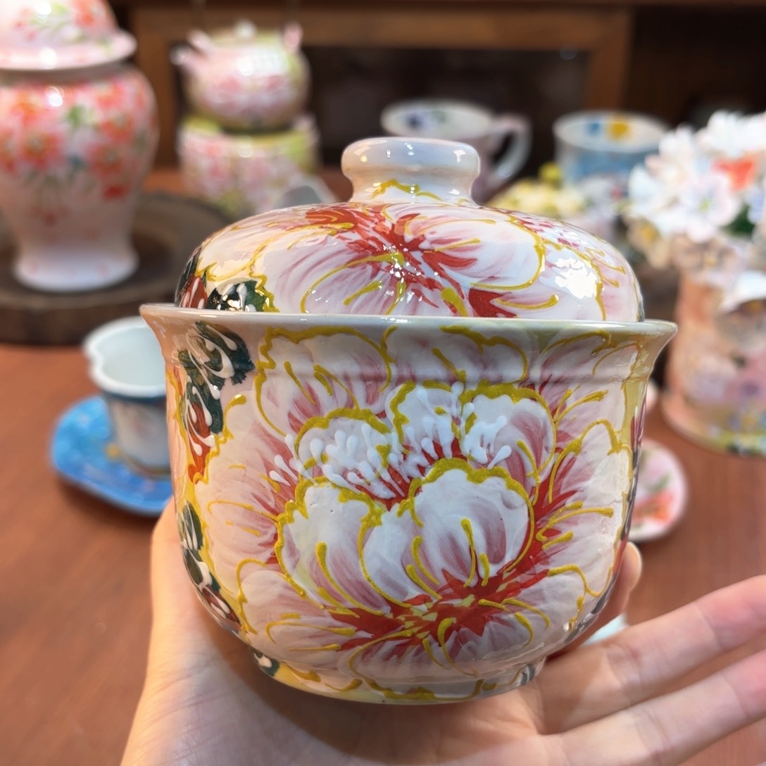 景德镇手绘高温釉下彩陶瓷茶具