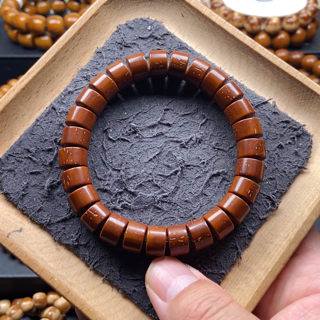 紫金鼠手串11mm实心鼠片