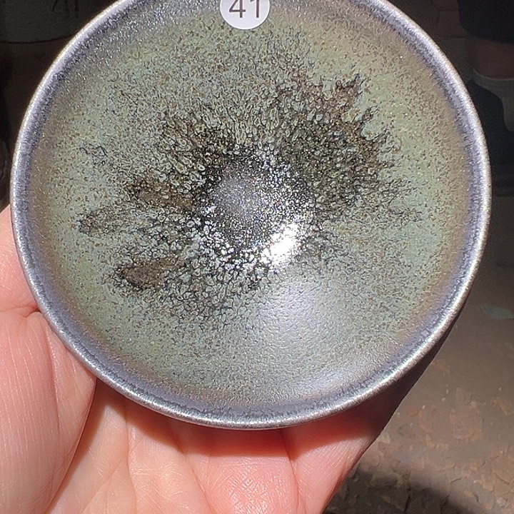 便携款瓷宋御柴烧精品主人杯