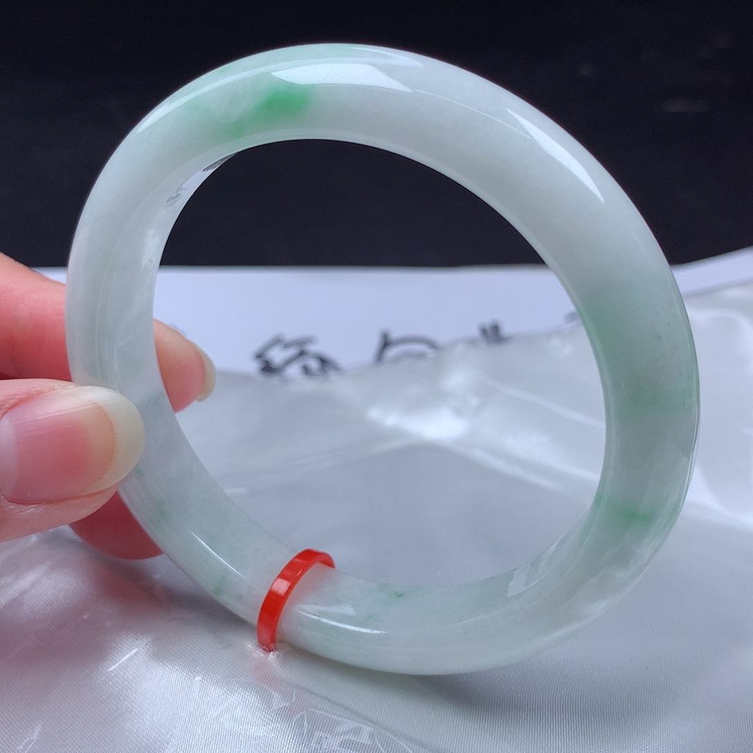 翡翠未镶嵌手镯58圈xd59