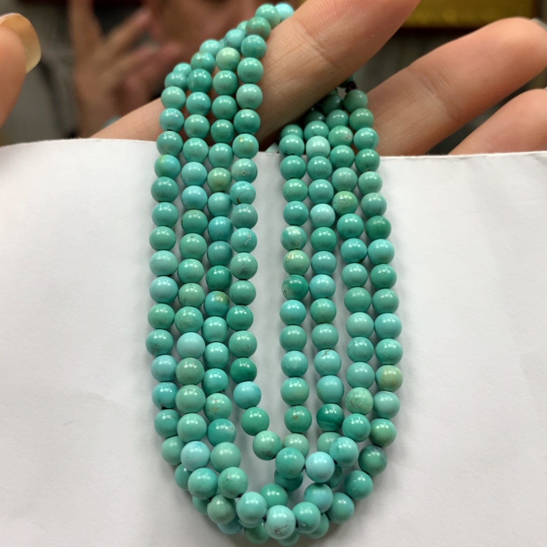 绿松石长链未镶嵌