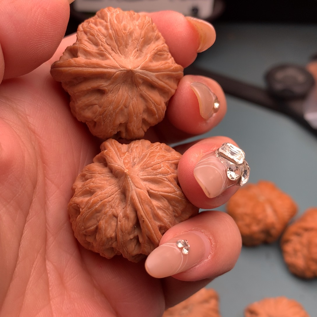 文玩核桃把件姥**腿战鼓30