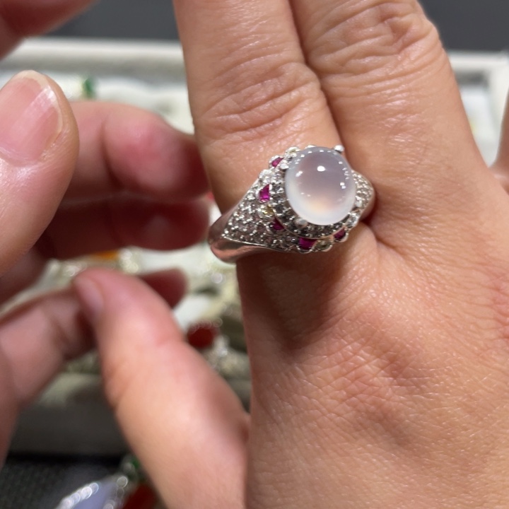 翡翠未镶嵌戒指缅甸天然翡翠