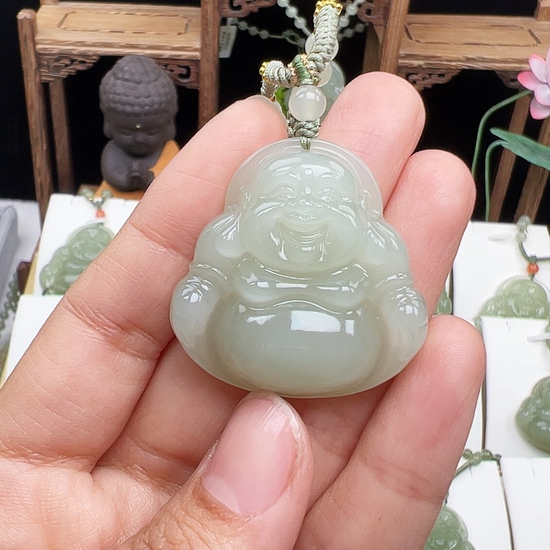 和田玉颈饰未镶嵌清*