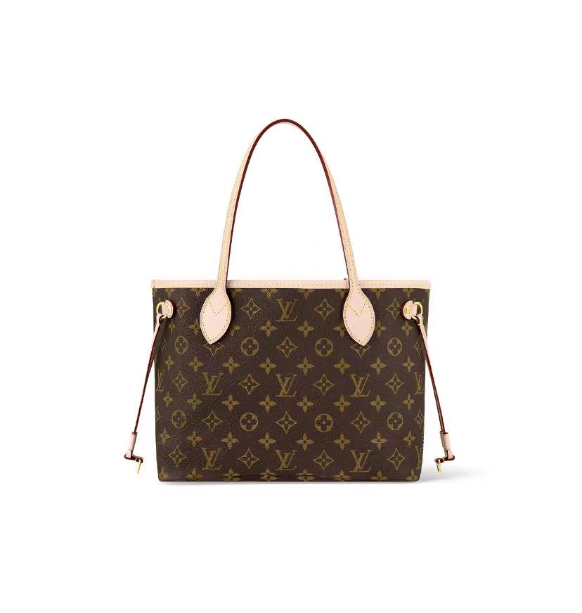 99新 LouisVuitton/路易威登 老花小号玫红色nf（芯片款）
