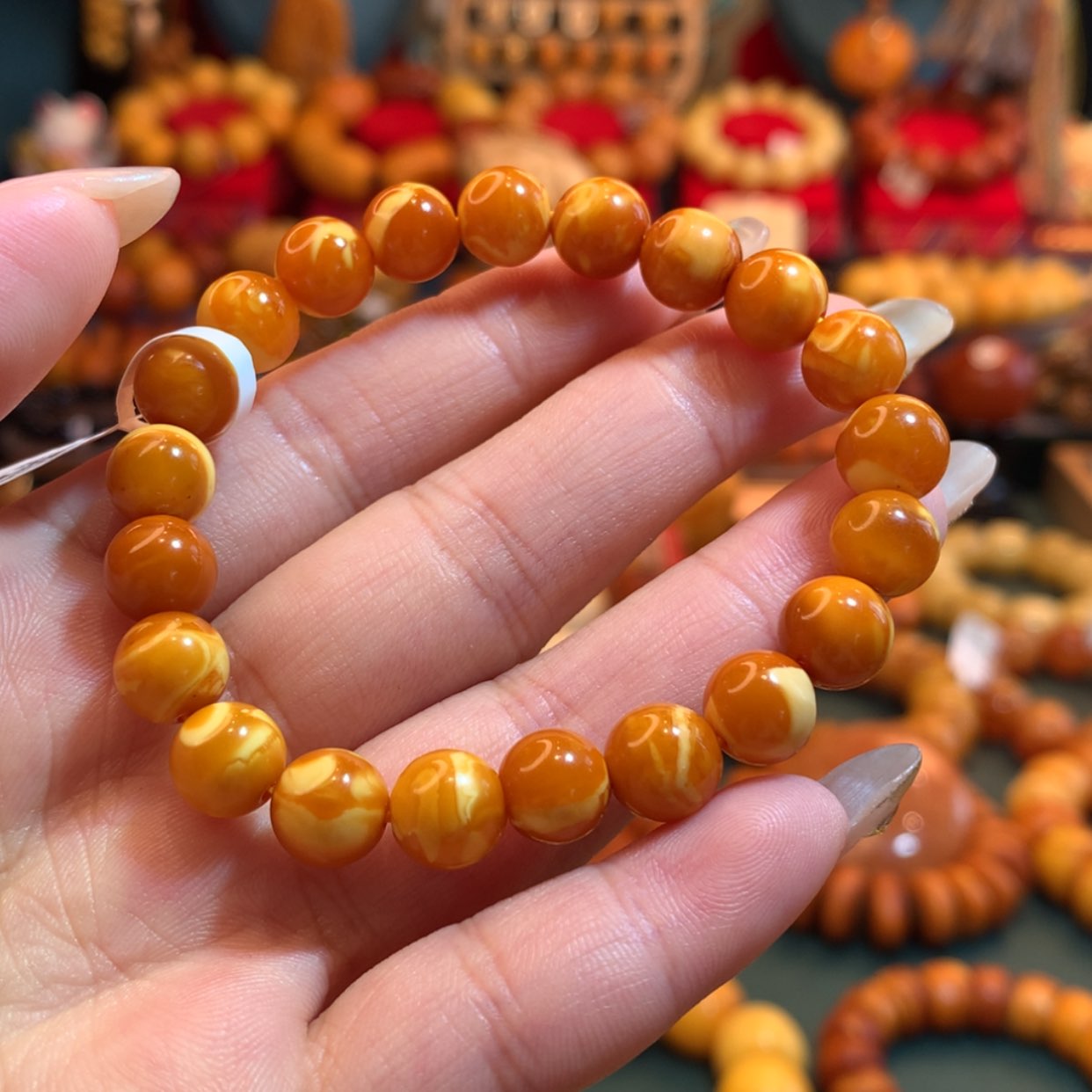 【闪购商品】蜜蜡手串未镶嵌蜜蜡手串