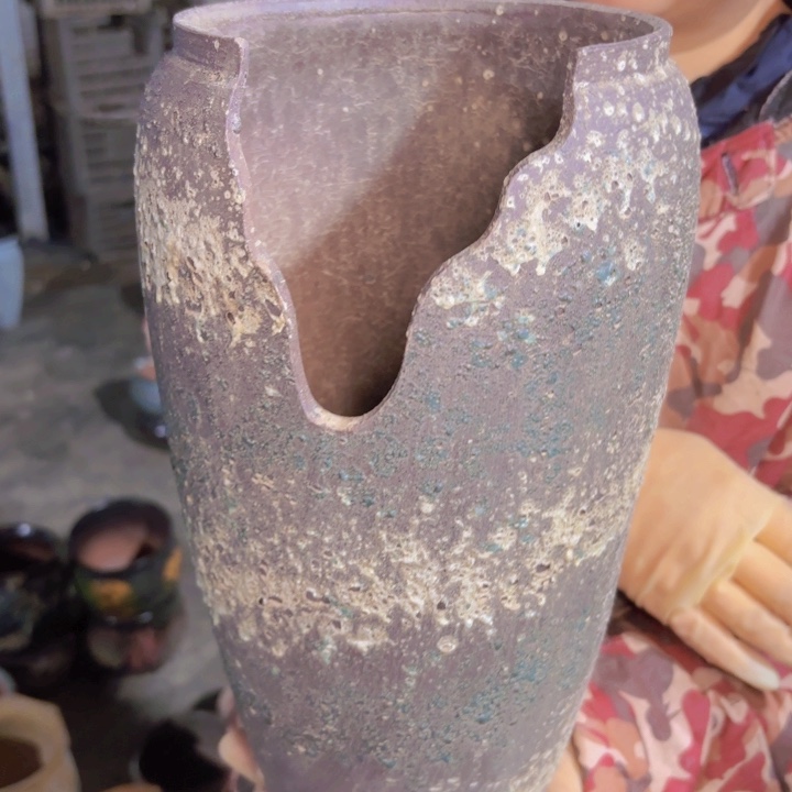 花盆 透气紫砂花盆 口径 高度