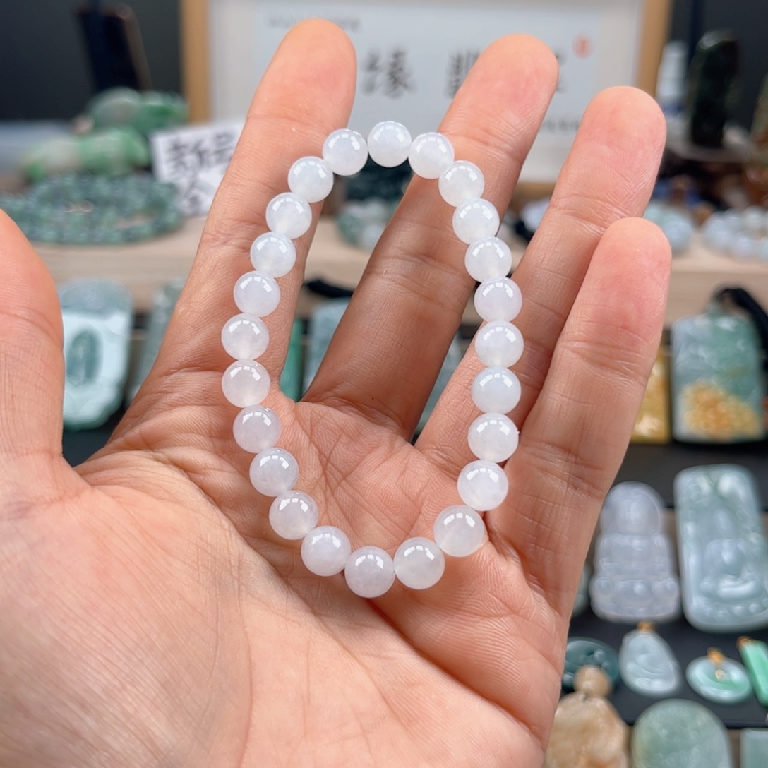翡翠颈饰未镶嵌手串手链