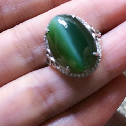 和田玉挂件银S925镶嵌