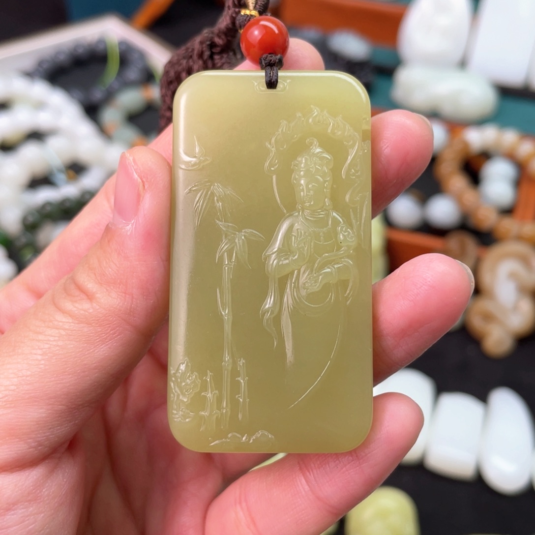 和田玉挂件未镶嵌